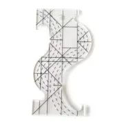 Professional Multi-Purpose Quilting Template Ruler Ruler Patchwork