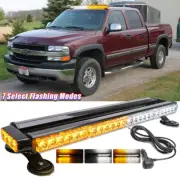 54 LED Strobe Emergency Light Bar Rooftop Warning Light For Chevrolet Silverado