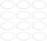 uxcell Goof Rings Inner Diameter 4.25", Outer Diameter 6.69", 12 Pcs White