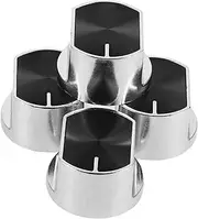 TEHAUX 4pcs Stove Knobs Durable Range Replacement Knobs for Gas Cooktops Ergonomic Design for Smooth Control and User Friendly Operation