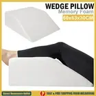 Memory Foam Leg Elevation Pillow Wedge Back Rest Support Cushion Bamboo Fabirc