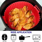 Air Fryers Baking Tray Dual Handles Baking Silicone Air Fryers Oven Baking Mat