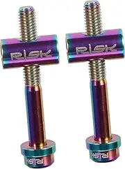 WHAMVOX 2 Pcs Seat Post Screw Bike Seatpost Screw Fixed Bolts Round Head Screw Seat-Post Fixed Screw Fixing Screws Bike Seat Post Bolts Saddle Fixed Screws Metal Scews for Bike Seatpost