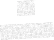 168 Pcs Alphanumeric Template Alphabet Drawing Templates Number Number Stencils for Painting Large Stencils for Painting Wall Paint Stencils Small Stencils White The Pet LALAFINA