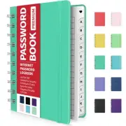 Forvencer Password Book with Individual Alphabetical Tabs, 4" x 5.5" Small Pa...