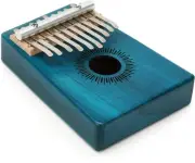 Sela SE244 Mahogany Kalimba 10-key - Blue Finish (2-pack) Bundle