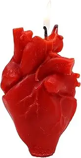 Heart Shaped Candles - Heart Scented Candles | Heart Aromatherapy, Scented Aesthetic Decor, Fragrant Table Centerpieces, Anatomical Heart Shaped Soy Wax