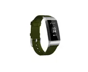 Bands Compatible With Fitbit Charge 3,Woven Fabric Breathable Watch Strap - Army Green