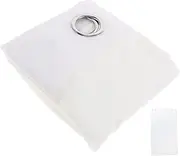 ANDRESLAD Breathable Decorative Curtain for Outdoor Pavilion Polyester Multi Functional Drapes for Living Room Bedroom and Patio
