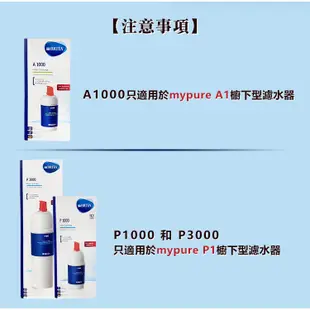 【郊油趣】Brita 廚下型濾水器濾芯 A1000 P1000 P3000 mypure A1 P1 長效型濾芯