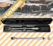 Micrometer Dual Torque Ratchet Wrench Socket in Molded Case 1/4" 1/2" 3/8" 3/4"
