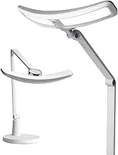HAPPY NOCNOC LED Desk Lamp, Dimmable Eye-Caring Desk Light with 4 Lighting Modes, 3000K-5000K Color Temperature Table Lamp for Working, Drawing, Reading, Study (White)