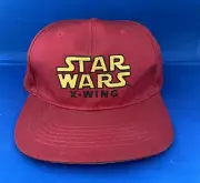 Bantam Books STAR WARS X-WING ROGUE SQUADRON rare promotional baseball cap 1996