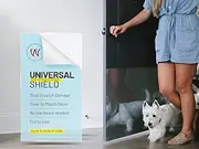 CLAWGUARD PLEXIGLASS Universal Scratch-Shield - Crystal Clear Thick Scratch Guard to Stop Dogs and Cats Scratching Doors, Screens, Walls and Surfaces. Keep Paws Safe and Home Clean (32in x 24in)