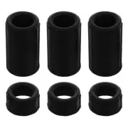 3 Sets Flute Protective Cover Interface Sleeve Guards Protection Caps Case