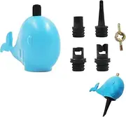 Inflatable Paddle Board Pump Adapter | Regulator for Air Compressor Pump | Pumping Head Connector Attachment with 4 Nozzles for Inflatable Boat Paddleboard and Kayak