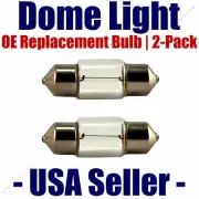 Dome Light Bulb 2-Pack OE Replacement - Fits Listed Smart Vehicles - 6411 (for: Smart)
