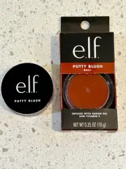 2 New e.l.f Putty Blush - Creamy Ultra Pigmented Blush for Natural Glow BALI