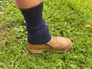 boot socks with stone guards gardening socks work socks blue gators tough one