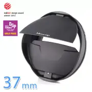 37mm Black lens Cap & hood for Olympus M.Zuiko Digital ED 14-42mm F3.5-5.6 EZ