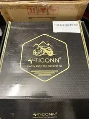 TICONN 3”x30’ Tow Strap 35,000 lbs Heavy Duty Recovery Rope Truck SUV