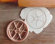 Radiation Warning Sign Atom Atomic Nuclear Waste Cookie Cutter
