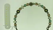 Sorrelli Sky Blue Peach Bracelet BBE2ASSKY antique silver tone