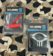 NEW HK Army Action Sports Goggle/Barrel Camera Mount Package-2 Mounts-Pew/Red