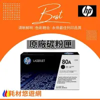 在飛比找Yahoo!奇摩拍賣優惠-HP 原廠碳粉匣 CF280A 80A 適用 400/M40