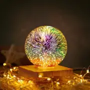 1pc LED 3D Firework Decorative Light Bedroom Bedside Starry Light, Colorful