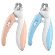Cutter for Pet Dog Cats Claw Cutter Trimmer Safe with Guard Light