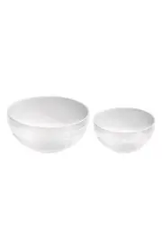 Staub 2-Piece Ceramic Nested Mixing Bowl Set in White at Nordstrom One Size