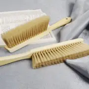 Brush Natural Anti-static Wooden Handle Carpet Sweeper Bed Brush Long Handle AU