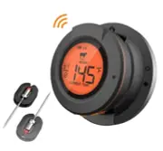 WiFi BBQ Meat Thermometer Bluetooth Thermometer Food Cooking Temp Graph 2 Probes