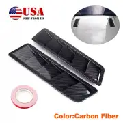 Auto Hoods Vents Bonnet Cover Hood Scoop For Car Louvers Vent Cover Carbon Fiber (for: Lincoln)