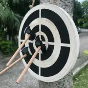 2 Set Wooden Dart Throwing Game and Axe Outdoor Party Game Target Sets