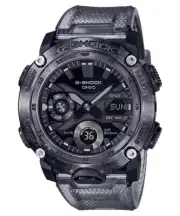 BRAND NEW Casio G-Shock G-CARBON Transparent Gray Mens Watch GA2000SKE-8A