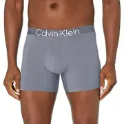 Calvin Klein Men's Modern Structure Micro Boxer Brief, Durango Blue, M