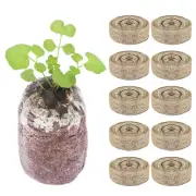 10 Count Peat Pellets Seed Starter Soil Plugs 30mm Seedling Tray Nutrition Block