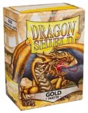 Dragon Shield Standard Card matte Sleeves Gold Magic Pokemon 100 box MIX MATCH