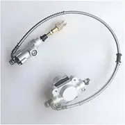 Motorcycle 650mm or 900mm Hydraulic Rear Disc Brake Caliper System + Pads Fit For 150cc 250cc Q Dirt Bike ATV(900mm)