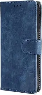 [XINNI] RFID Protective Phone Case for Sony Xperia 10 VI, PU/TPU Flip Leather Shockproof Cover, Blue