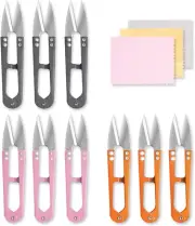 9 Pcs Sewing Scissors Thread Snips, 4.1 Inch Yarn Snips, High-Carbon Steel Threa