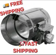6" 24V Motorized Backdraft Damper – Silver ✅ S&P Soler & Palau MD6