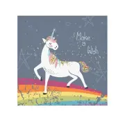 Magical Unicorn Face Towel - 'Make a Wish' for Kids & Dreamers