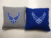 8 Cornhole Bag Bean Set Embroidered USAF U. S. United States Airforce