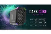 ANTEC Dark Cube M-ATX, Dual Front Panel, Slide Open Structure, USB Type-C 3.1, LED Light Bars, Aluminum Alloy structure, Top GPU Window Gaming Case