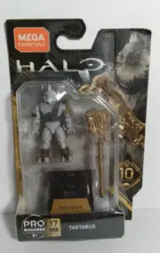 Mega Construx Halo Heroes Series 10 - Tartarus - SEALED Video Game Figure Gold