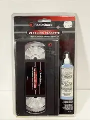 RadioShack VHS Video Head Cleaning Cassette Solution VCR Tape 44-121 Radio Shack