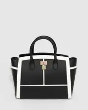 Multi Colour Elora Lock Tote Bag